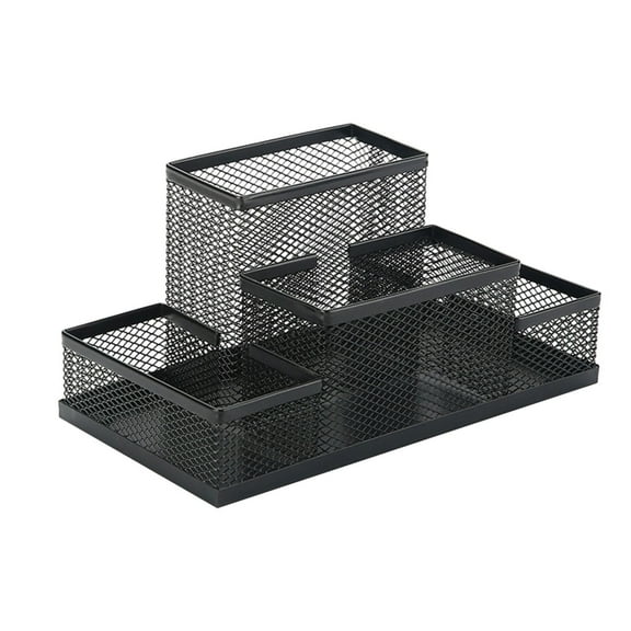 Desk Pen Organizer (Multifunctional Holder, Supply Storage), Angled Desk Stand Displays Pens Accessibly, Desk Organizer Pencil Desktop Organizer Desk Desktop Organizer, By Meiiso