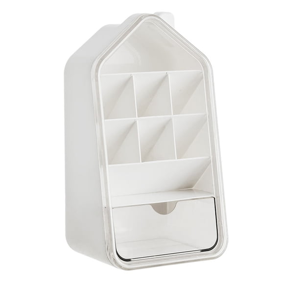 Desk Pen Organizers With Drawer 7 Segments Pencil Holder Obliqued Pen Cup Art Supply Organizers Art Marker Storage Box