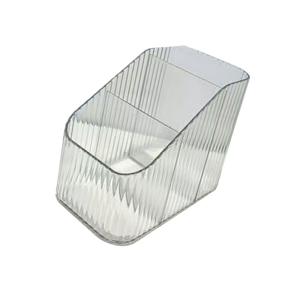 Desk Pen Organizers with 3 Segments Pencil Cup Desk Pen Organizers Art Supply Organizers Makeup Brush Storage Box