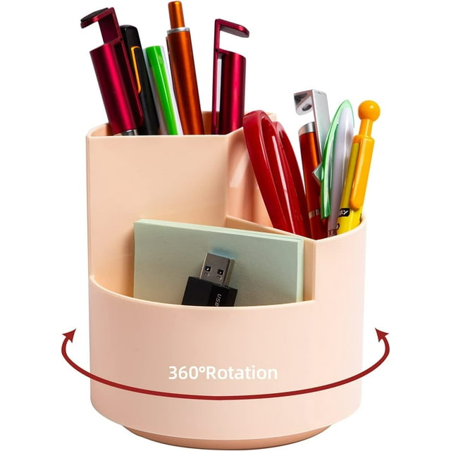 Desk Pencil Pen Holder,Rotating Pen Holder,Desktop Storage Pen