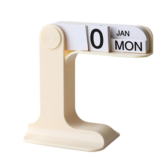 Desk Permanent Calendar Flipping Calendar with Dates Week Month Displays