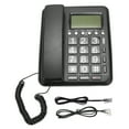 Desk Phone Caller ID Vertical Fixed Hands Free Calling Corded Landline