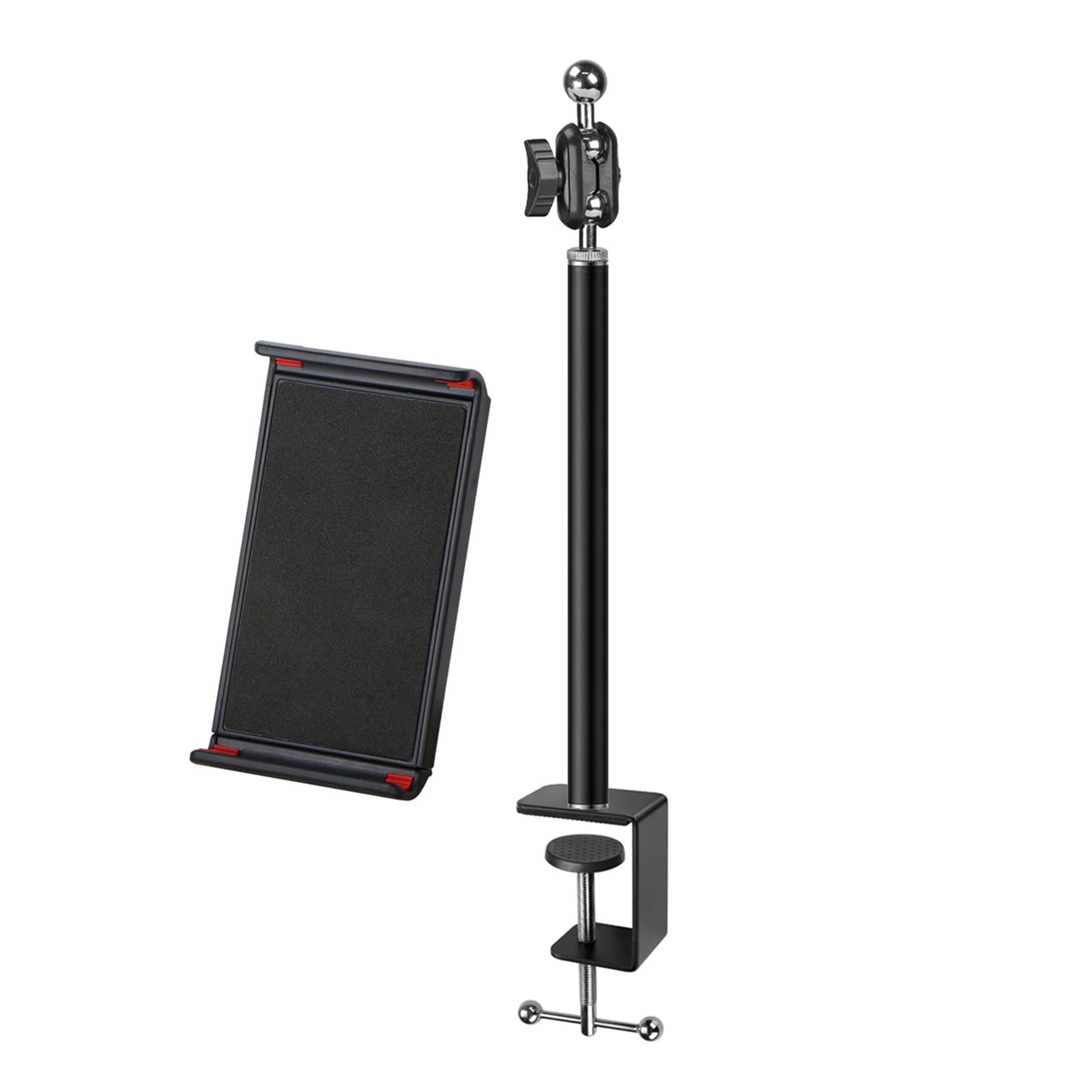 Desk Phone Tablet Stand With 3 Connecting Arm Option Lengths And 50mm Clamping Capacity For Home Streaming