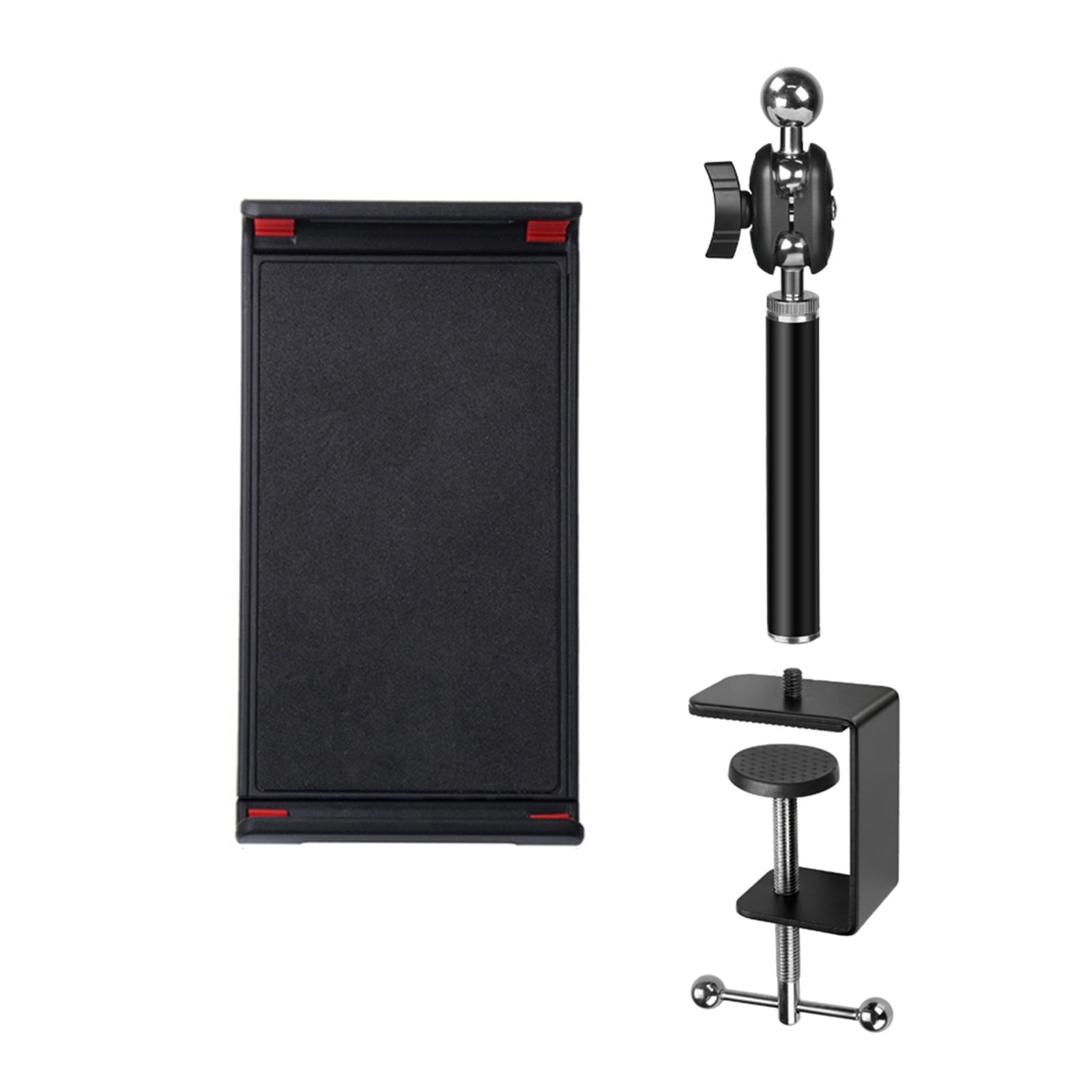 Desk Phone Tablet Stand With 3 Connecting Arm Option Lengths And 50mm Clamping Capacity For Home Streaming