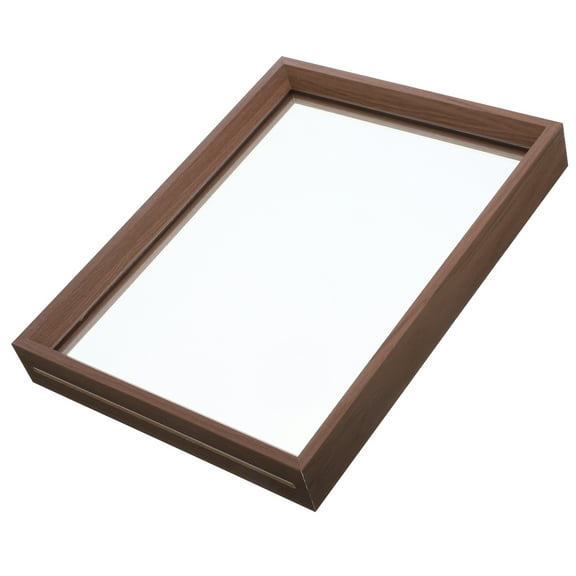 Desk Picture Frame Double-side Photo Sided Transparent Acrylic Modern Wall Hanging Desktop Office Wooden