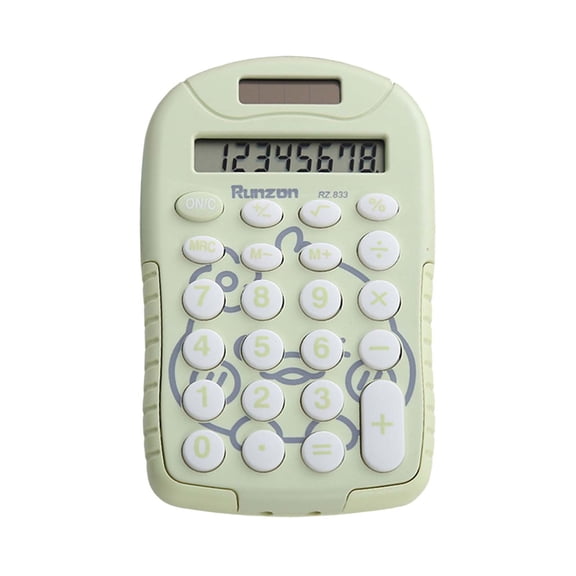 Desk Portable Basic Calculator with Notepad and Stylus, Digit Large Display Multi-Function for Office, School, Home