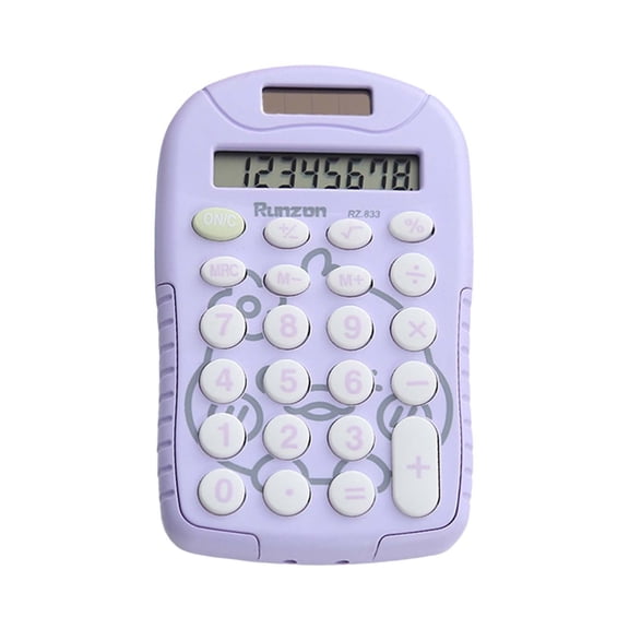 Desk Portable Basic Calculator with Notepad and Stylus, Digit Large Display Multi-Function for Office, School, Home