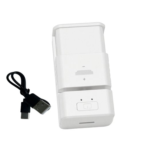 Desk Ready Button Charging Dock with Sliding Tray Structure, Direct Press Control and Portable ABS Build