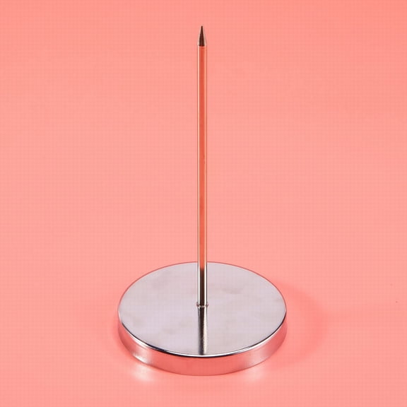 Desk Receipt Holder,Spike Ticket Holder Fork Metal Ticket Stabber for Restaurant Receipt Spike,Ticket Spike Check Spindle Memo Holder Spike for Restaurant,Kitchen,Office,Hotel,Businesses (Silver)