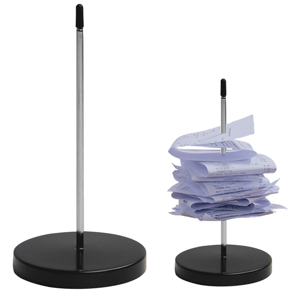 Desk Receipt Spike Holder, Metal Bill Fork Memo Holder, Ticket Stabber for Cashier Restaurant Office Kitchen Check Spindle, A Ticket Fork