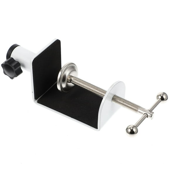 Desk Riser Phone Stand Desktop Fixing Bracket Compact Clamp 14x5.2cm White