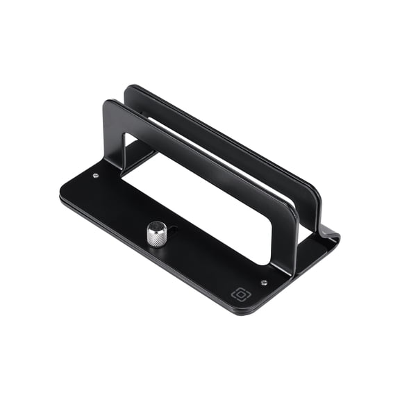 Incipio Vertical Laptop Stand with Adjustable Width, Space-Saving Desktop Holder with Non-Slip Base & Anti-Scratch Protection, Universal Dock for MacBook, Notebook & Tablets