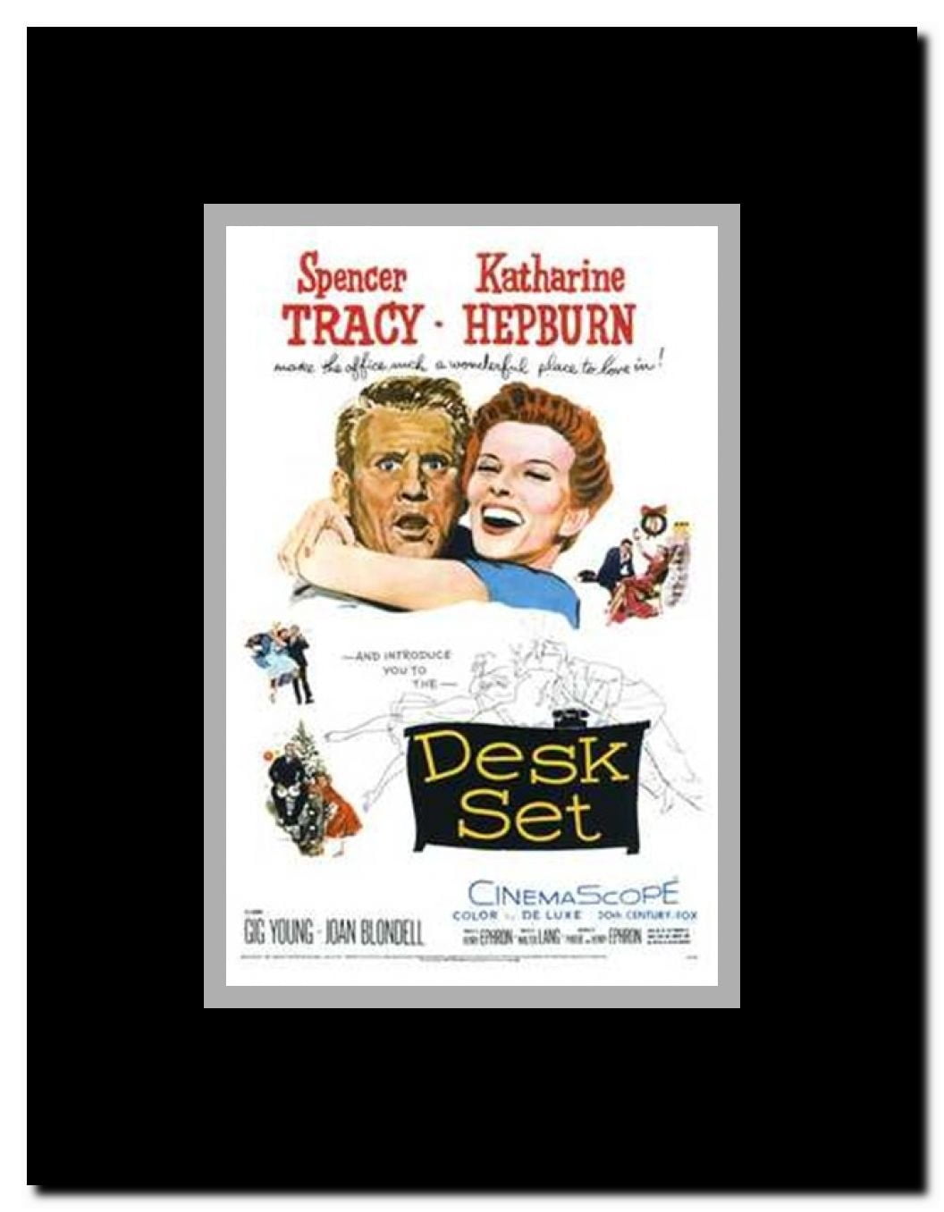 Desk Set Framed Movie Poster