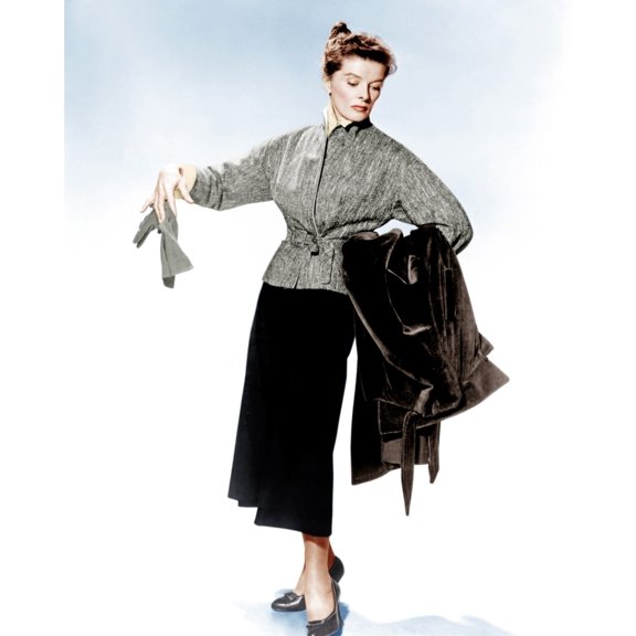Desk Set Katharine Hepburn 1957. ��� �20Th Century-Fox Film Corporation Tm & Copyright/Courtesy Everett Collection Photo Print (16 x 20)