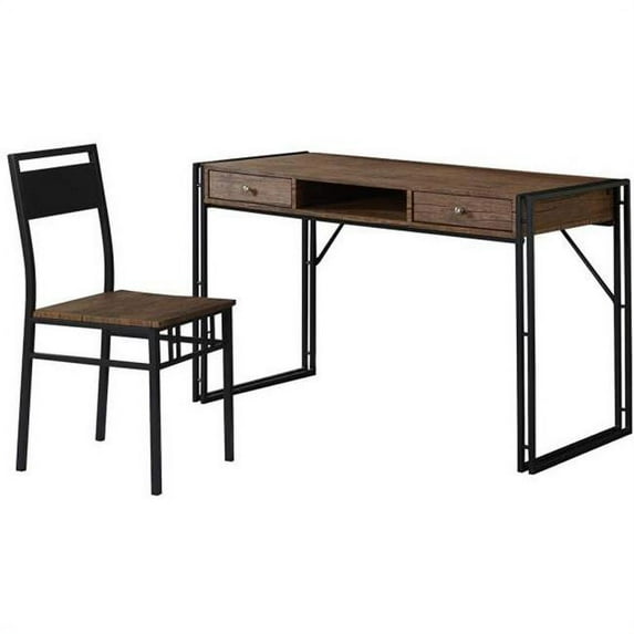 Coaster Rustic Weathered Chestnut Desk Set 801741