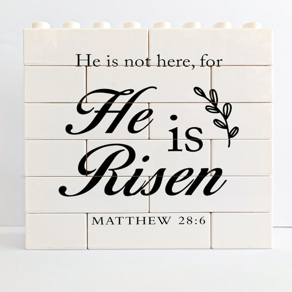 Desk Sign 4.7x5 Inch Country Farmhouse He Is Not Here For He Has Risen Decorative Desk Sign Christian Religious Quote Desk Decorative Sign Rustic Home Shelf Decoration Gift For Women Men