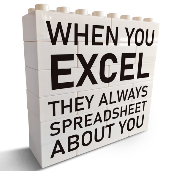 Desk Sign 4.7x5 Inch Country Humor Office Decorative Sign Plaque Rustic When You Excel They Always Spreadsheet Desk Decorative Sign Plaque For Home Office Desk Table Shelf Decor Gift For Women Men