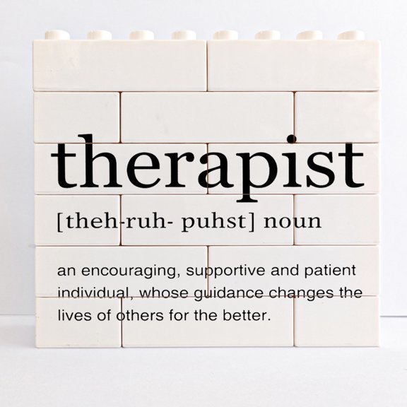 Desk Sign 4.7x5 Inch Therapist Gift Therapist Definition Decor Desk Sign Therapist Quote Desk Decorative Sign Therapy Office Decor For Desk Table Shelf Gift For Women Men