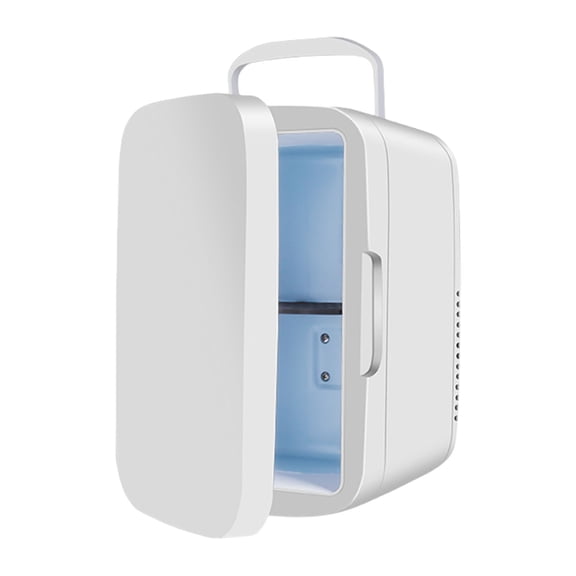 Desk Small Fridge with Semiconductor Cooling Technology for Storing Skincare Snacks with Quiet Operations