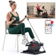 thumbnail image 1 of Under Desk Smart Mini Pedal Exerciser, Low Profile Exercise Cycle Bike and Mat/Workout Bands w Free SunnyFit App SF-B0418SMART by Sunny Health & Fitness, 1 of 8
