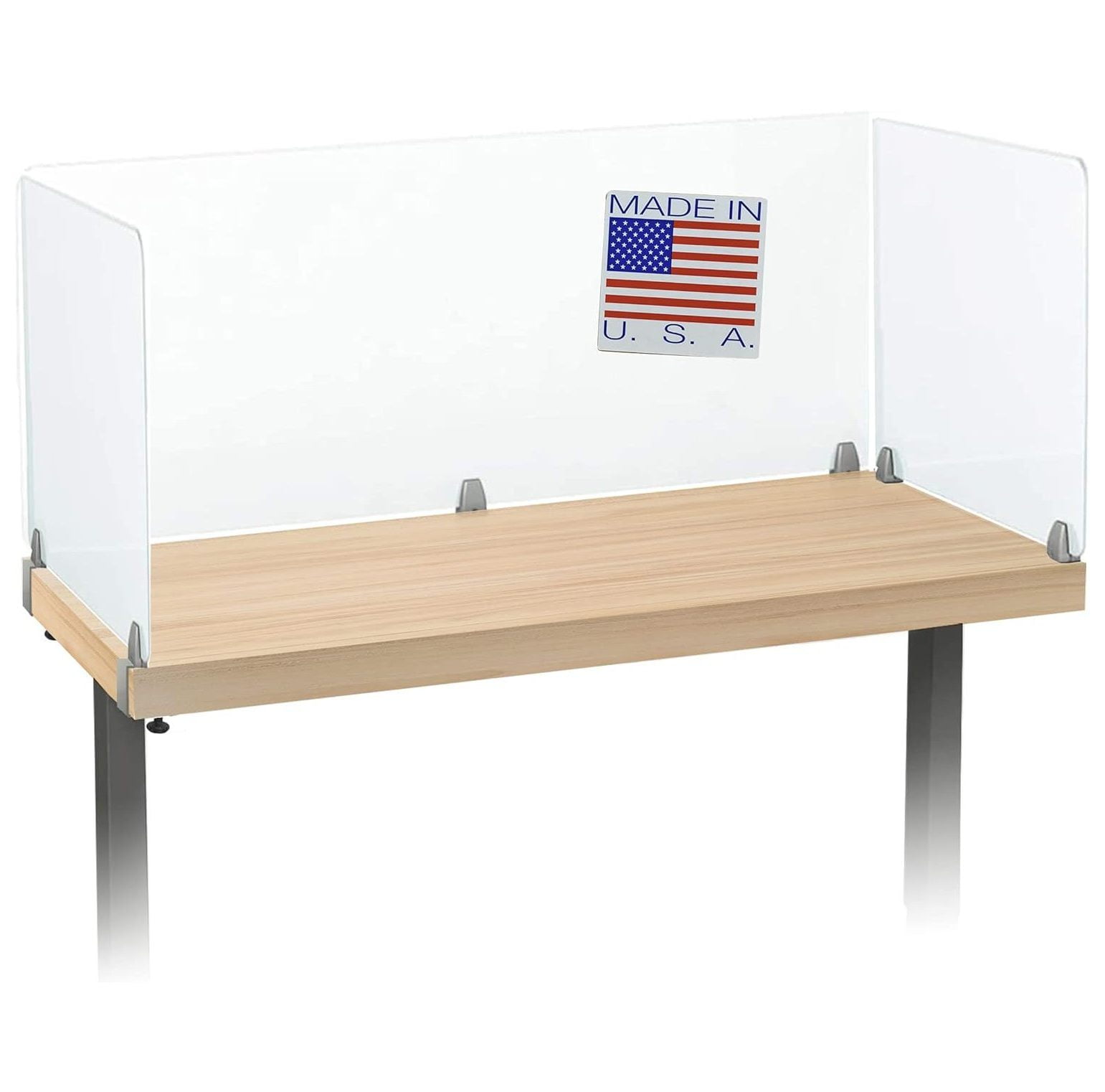 Desk Sneeze Guard by YhbSmt Clear Plexiglass Shield For Desk, Table