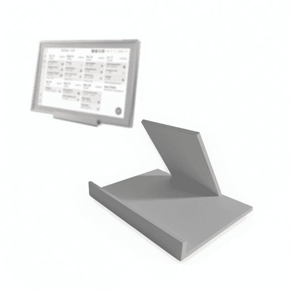 Desk Stand Compatible with Skylight Calendar Max 27 inch, Tablet Display Stand Base, Stable Desktop Mount Holder for Home Office Kitchen, Gray