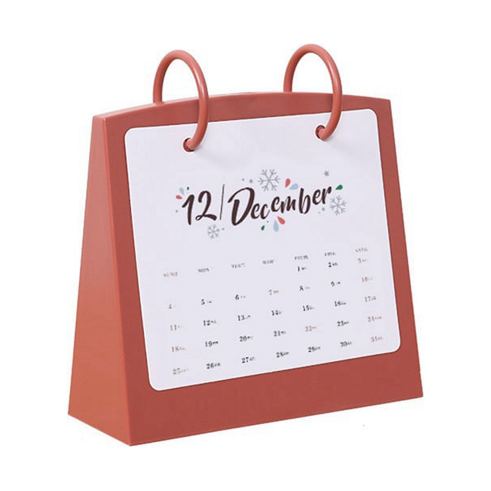 Desk Standing Calendar 2023 Desktop Small Monthly Planner Table