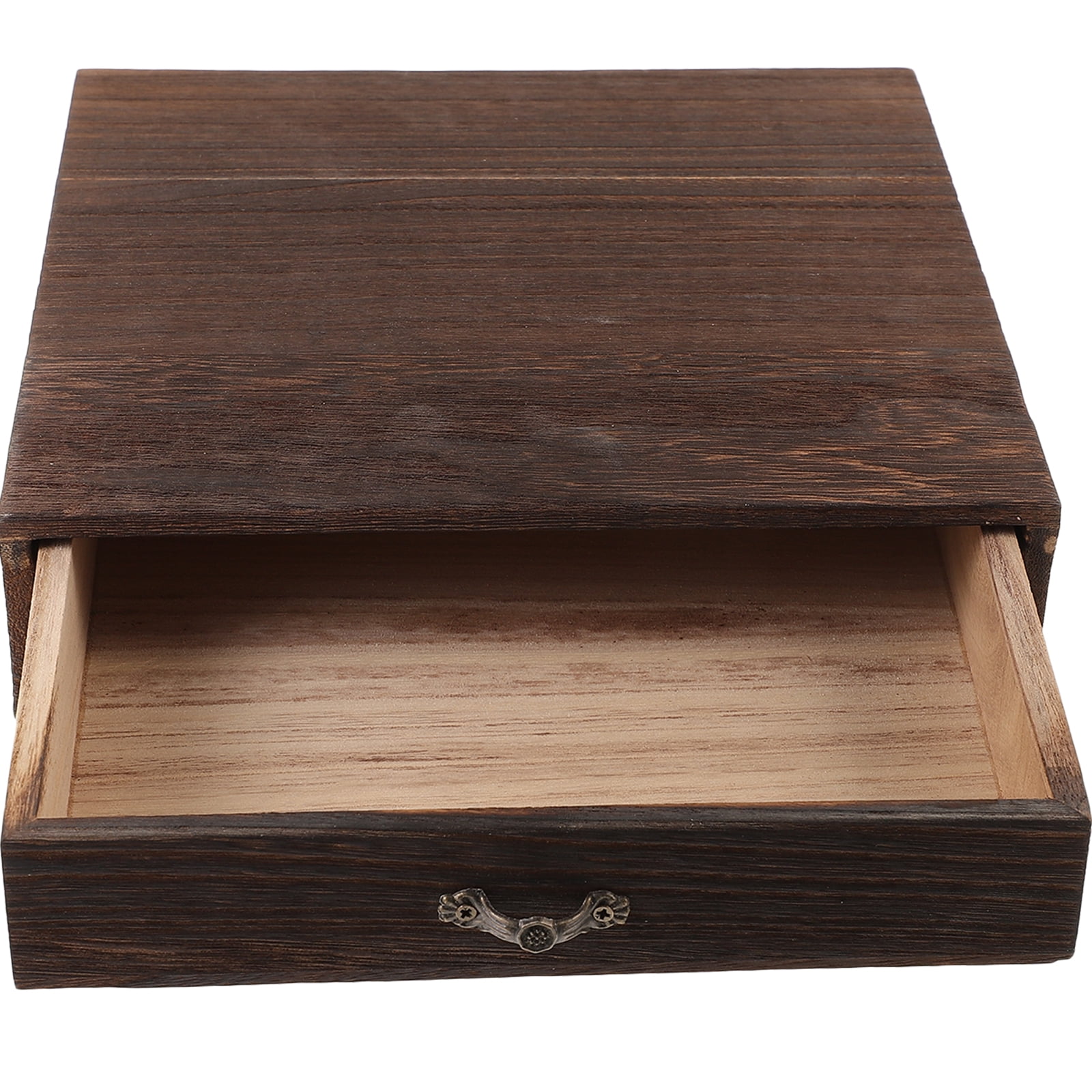 Desk Storage Organizer Wooden Organizers Drawer Multilayer Tabletop