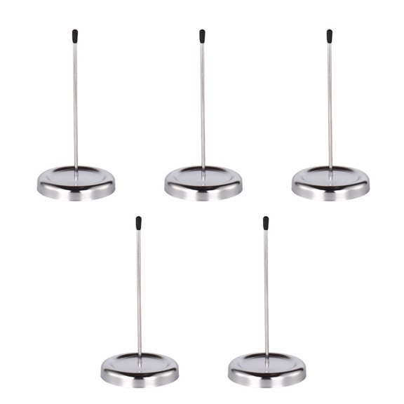 Stainless Steel Paper Desk Organizer, Memo Holder For Reliable Document Management, Receipt Poker With Stable Base For Any Table Desk Counter
