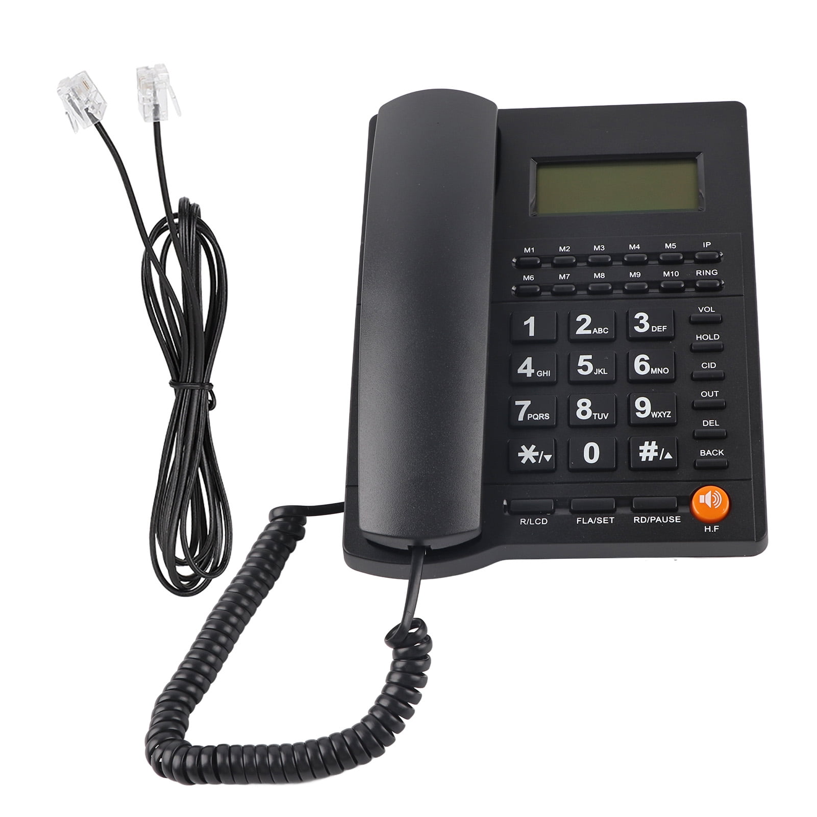 Desk Telephone, Caller ID Telephone 10 Set Of Shortcuts Key For Office For Hotel For Restaurant