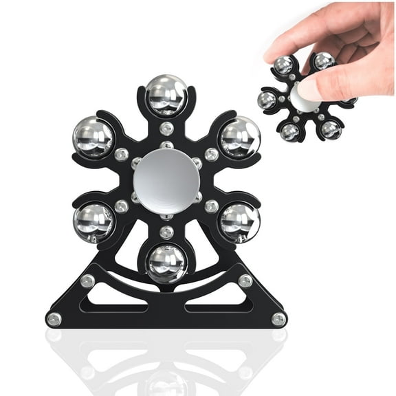 Fidget Ferris-Wheel Spinner: 4Mins Kinetic Metal Spinner, Stress Relief Toy
