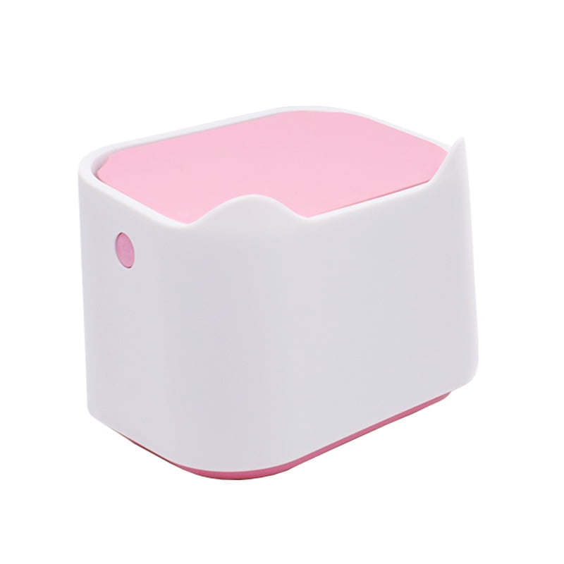 Desk Trash Can Mini Trash Can Tabletop Small Trash Can Countertop