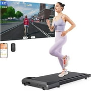 SSPHPPLIE Under Desk Treadmill, 35.5*15.5 Walking Area Walking Pad for Home/Office, Portable Walking Treadmill 2.5HP, 2 in 1 Electric Desk Treadmill with Remote Control and LED Display
