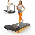 thumbnail image 1 of Under Desk Treadmill Walking Pad, 2.5HP Electric Treadmill with Remote/LED Display, 240LB Weight Capacity Installation Free Compact Running Walking Jogging Machine for Home Office Use, 1 of 7