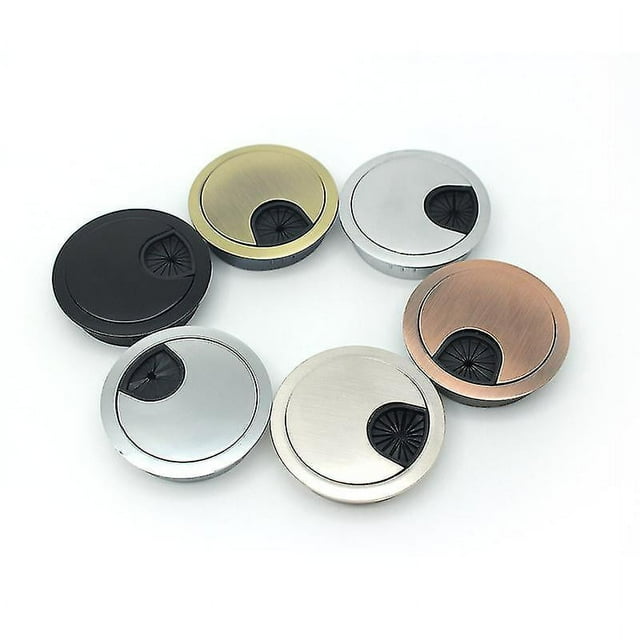 Desk Wire Hole Cover Computer Tidy Grommet Table Cable Outlet Port
