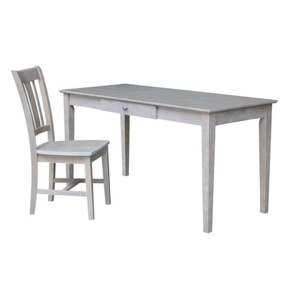International Concepts Desk With Drawer - Larger Size And Chair