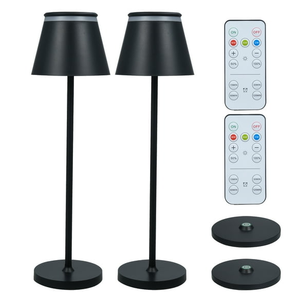 Desk lamp,Led Table Lamp Color Temperature Function Lamp Lamp Powered Lamp Battery Bedside Lamp With Remote Station 2 Count 15/30/60 5000mah Battery 3 Color Temperatures Lamp Led Lamp 3