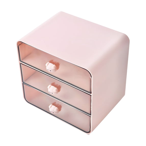 Desktop Drawer Storage Organizer Carnea Large 17.5x13x16cm, Fucatum Stationery Cabinet