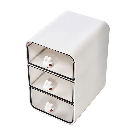 Desktop Drawer Storage Organizer Carnea Large 17.5x13x16cm, Fucatum Stationery Cabinet
