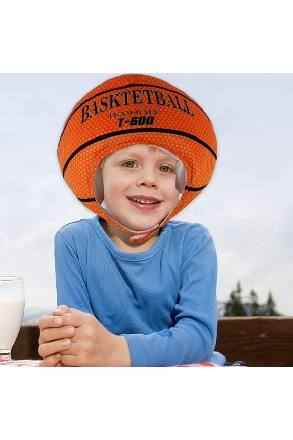 Clearance DeskAKBK® Basketball Hat Props Basketball Fancy Dress Hat Party Supplies Fabric Clothing Decorative Hat Plush Hat Performance Props