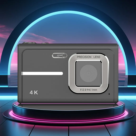 DeskAKBK Digital Camera 1080P HD Photography Supports Up To 48MP Electronic Stabilization 5X Digital CCD Student Portable Camera