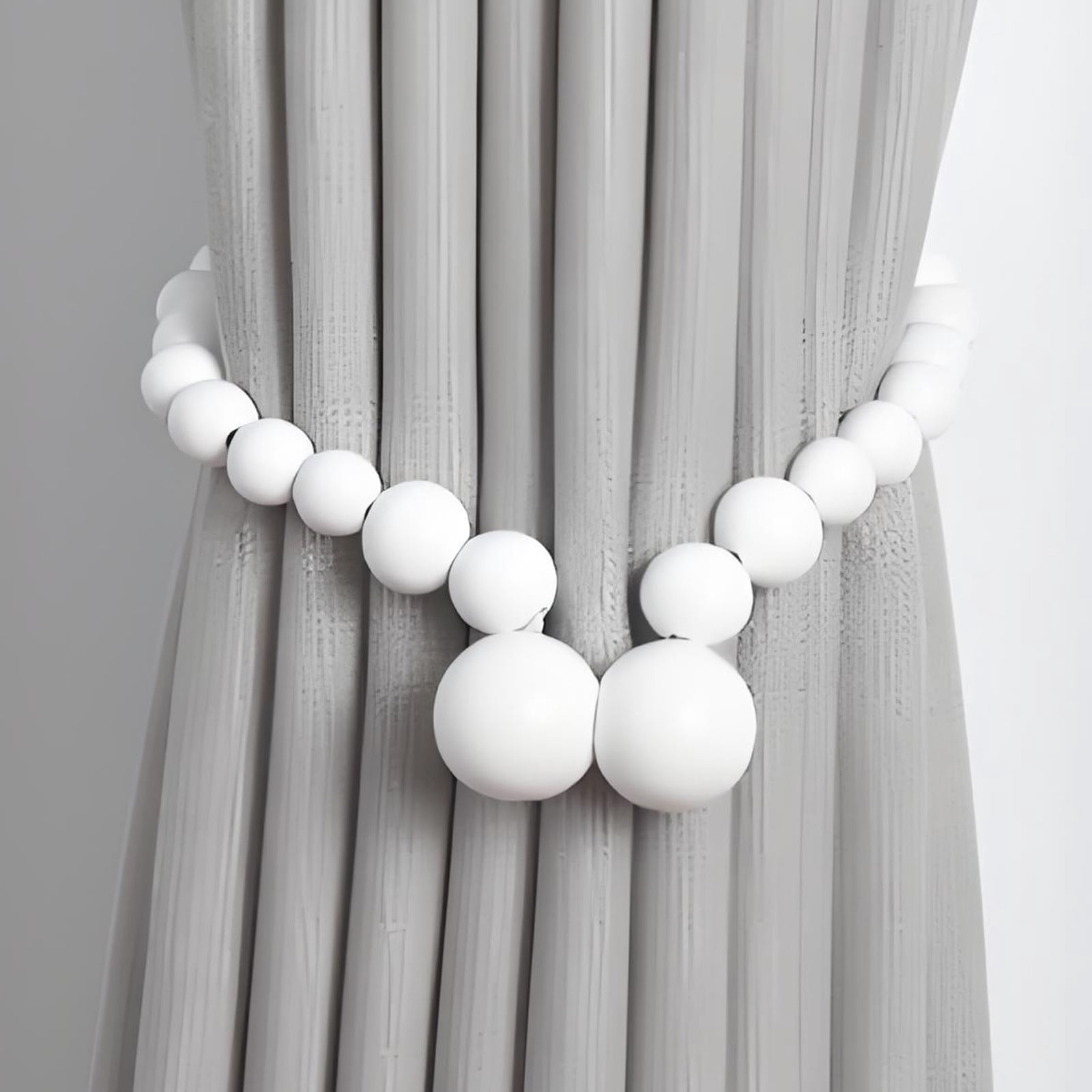 White Curtain Tie Backsnull