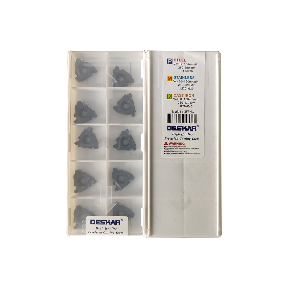 Deskar 22ER 6TR LDA Thread Insert 100% Original 10pcs
