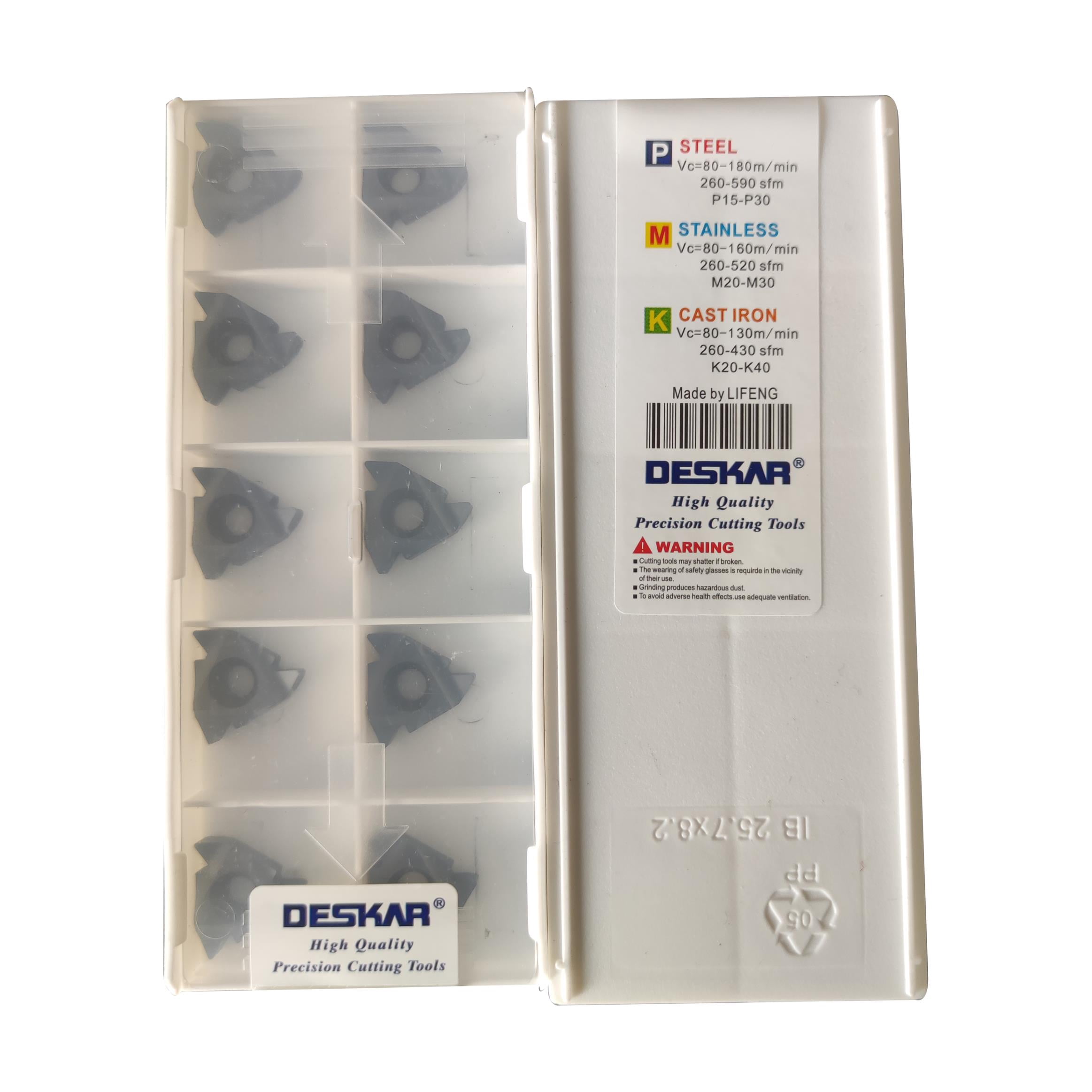 Deskar 22IR N60 LDA Thread Insert 100% Original 10pcs