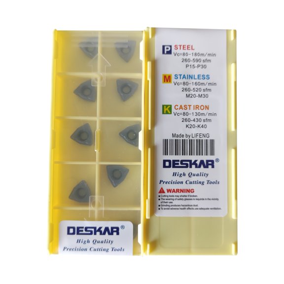Deskar WCMT050308-SF LF6018 U-Drill Insert 100% Original 10pcs