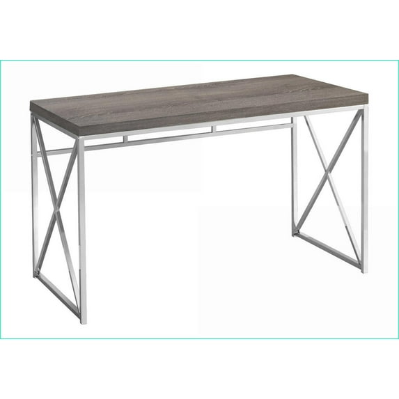 Desks, 47 Inch Home Office Computer Desk, Modern Contemporary, Taupe ...