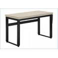 thumbnail image 1 of Desks, 48" L Adjustable Standing Computer Desk, Modern, Beige Laminate, Black Metal | Taupe | Particle Board, 1 of 15