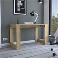 thumbnail image 1 of Desks, Modern 47.2"W x 23.6"D Computer Desk with Ample Worksurface | Light Oak | Particle Board, 1 of 7