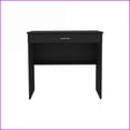 thumbnail image 1 of Desks Eden Contemporary Office Desk with Spacious Drawer | Black | Engineered Wood, 1 of 7
