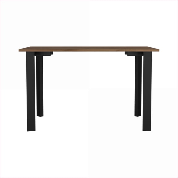 Desks Traditional Mahogany Finish Writing Desk | 29"Hx47"Wx25"D | No Drawers | Particle Board | Mahogany